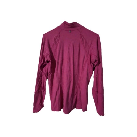Nike Women's Activewear Shirt Half Zip Size M Pink Long Sleeve Dri-Fit. - Picture 4 of 4